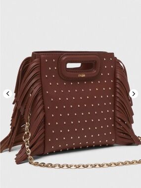 Maje Dots Studded Mini Crossbody Bag